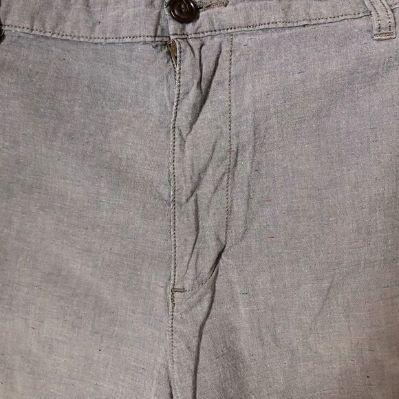 Dockers mens blue chambray flat front shorts chinos - Picture 2 of 8